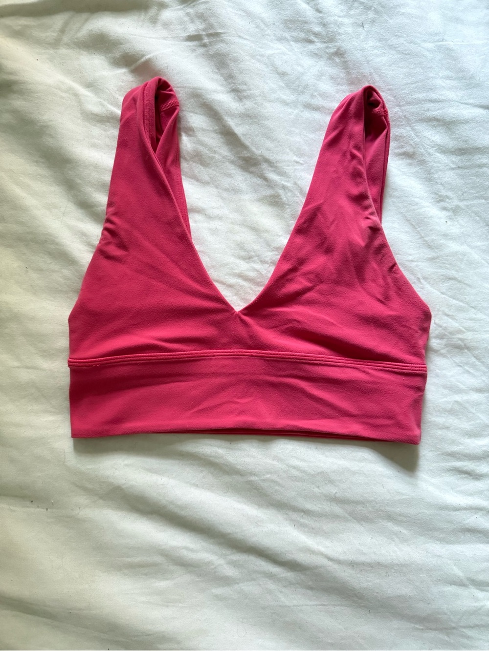 Pink lululemon V‑Neck Soft Bra